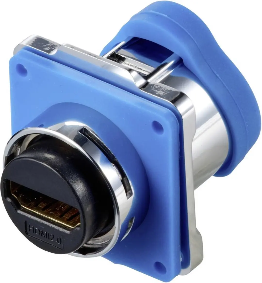 Tru Components TC-12770476 Adapter - Zilver/Blauw