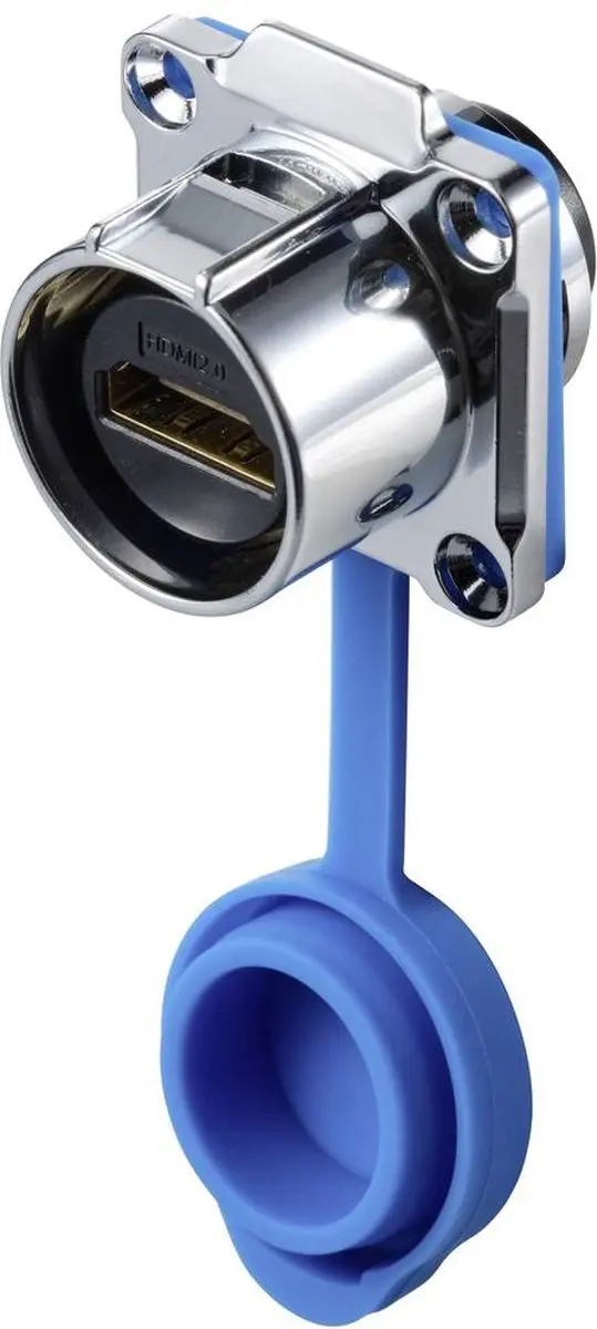Tru Components TC-12770476 Adapter - Zilver/Blauw