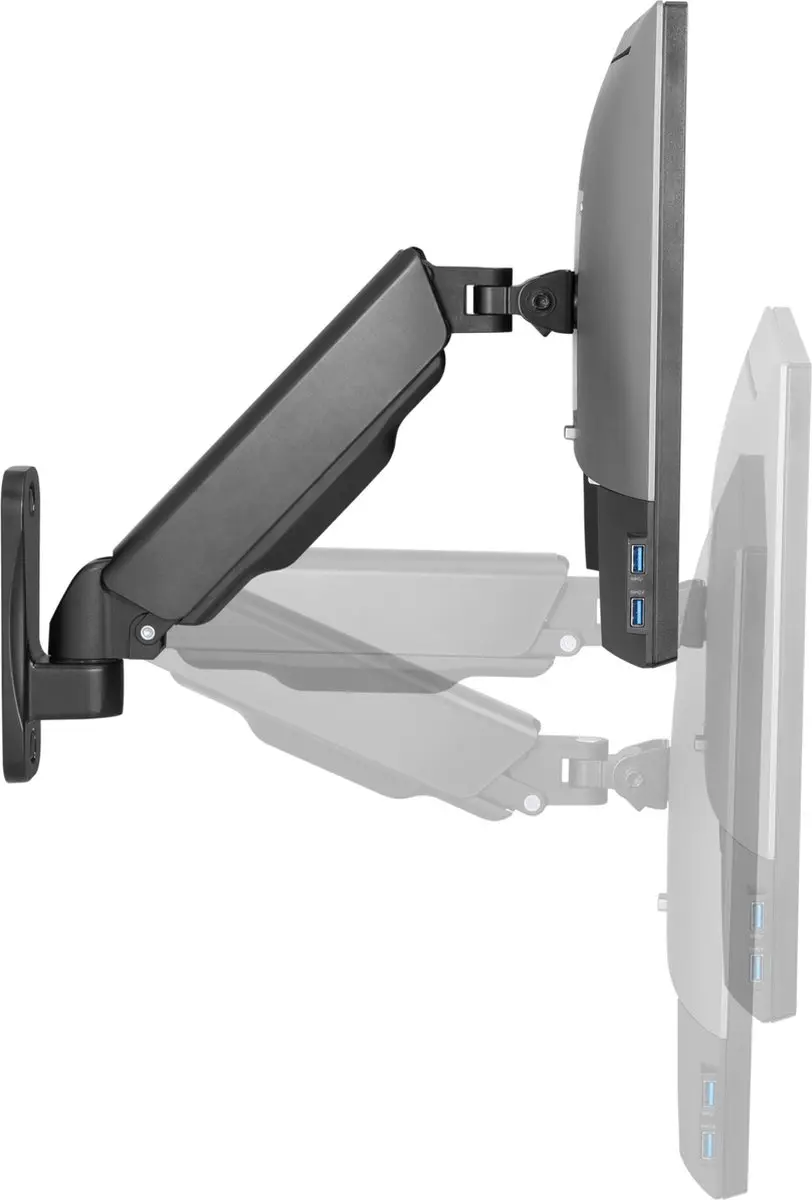 Equip 650136 Flat Panel Bureau Steun 32" - Zwart