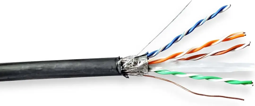 Nedis CAT6 Netwerk Kabel Rol 100m - Buitenshuis - Zwart