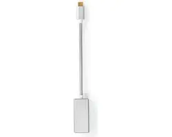 Nedis USB-C Adapter CCTB64450AL02 USB 3.2 Gen 1 - DisplayPort - 20cm - Verguld - Zilver