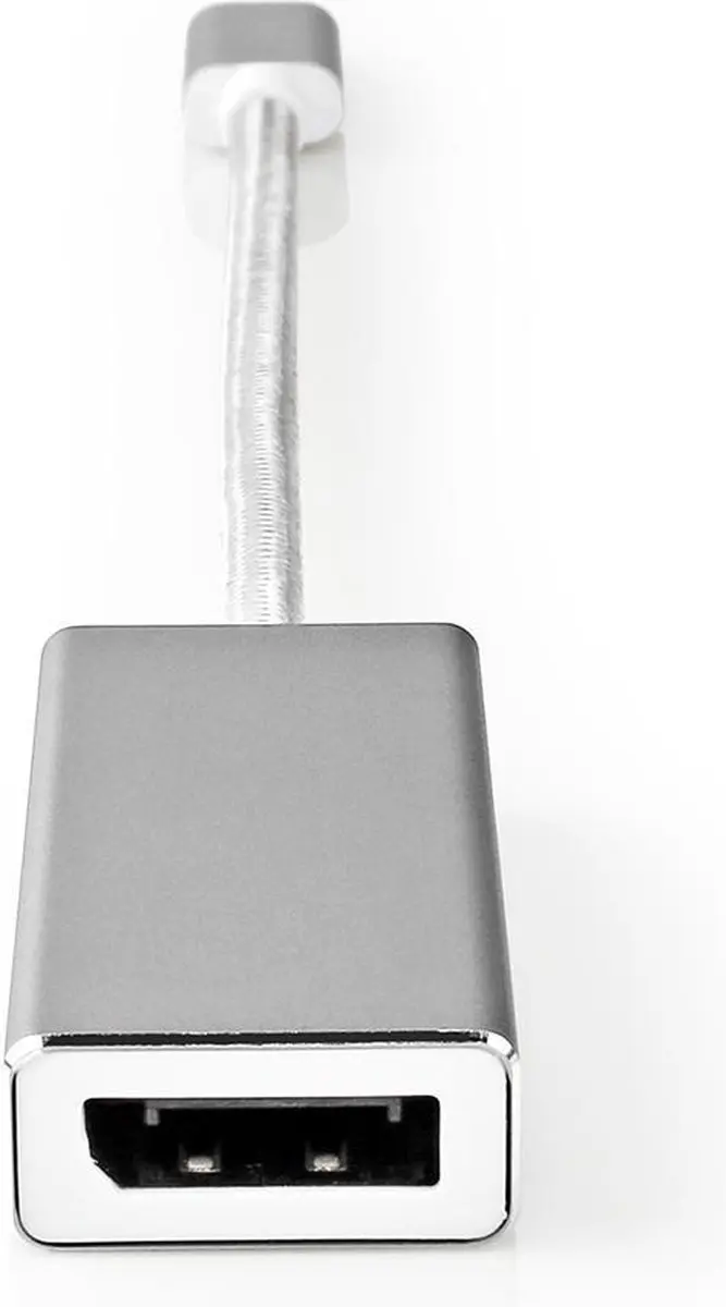 Nedis USB-C Adapter CCTB64450AL02 USB 3.2 Gen 1 - DisplayPort - 20cm - Verguld - Zilver