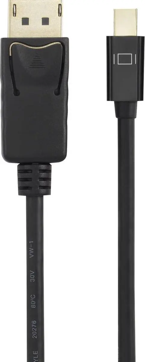 Renkforce RF-4538172 DisplayPort Adapterkabel - Mini DisplayPort naar DisplayPort - Zwart