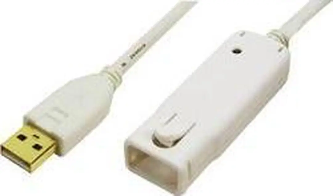 Logilink USB 2.0 Repeater UA0092 - 12m Wit