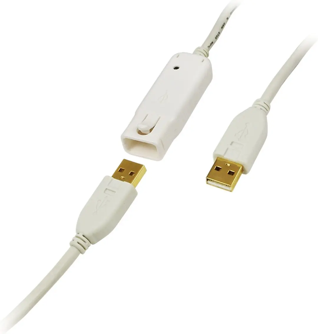 Logilink USB 2.0 Repeater UA0092 - 12m Wit