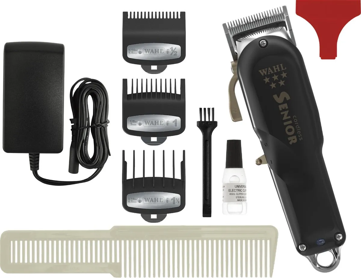 Wahl Senior Cordless Lithium Tondeuse - Zwart