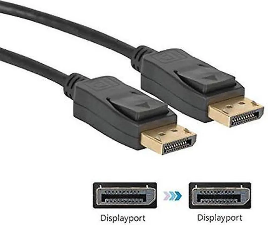 NÖRDIC DPDP-N2020 DisplayPort Kabel 8K 60Hz - 2m - Zwart