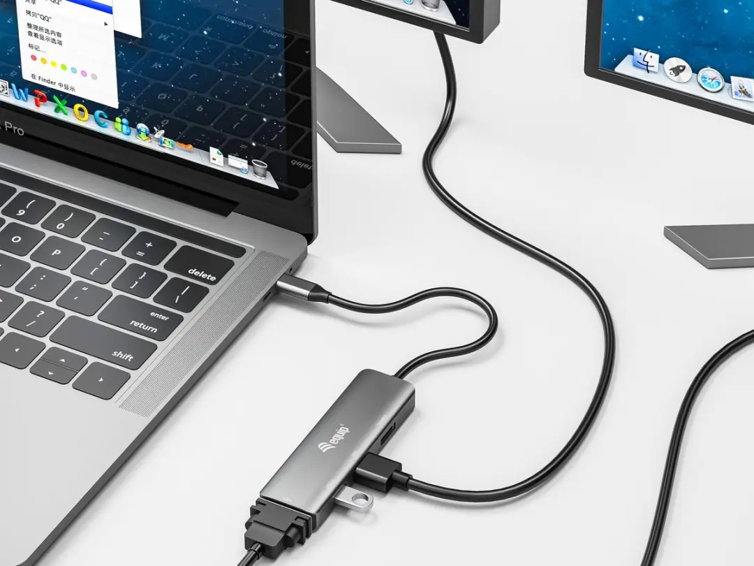 Equip 133485 USB Grafische Adapter 3840x2160 - Tweekleurig