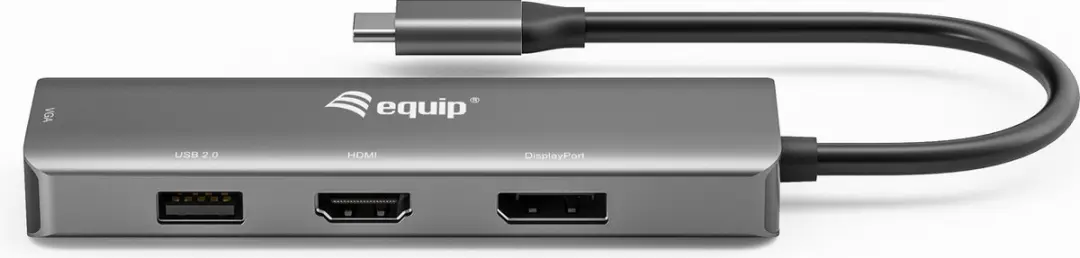 Equip 133485 USB Grafische Adapter 3840x2160 - Tweekleurig