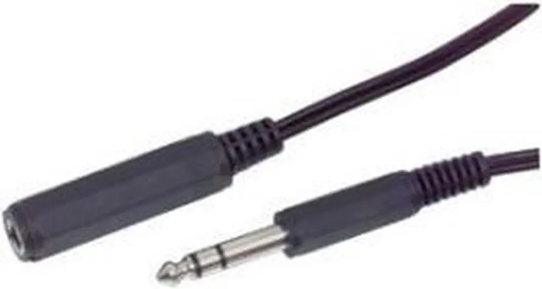 Goobay 6,35mm Stereo Jack Verlengkabel 3m - 10 Stuks