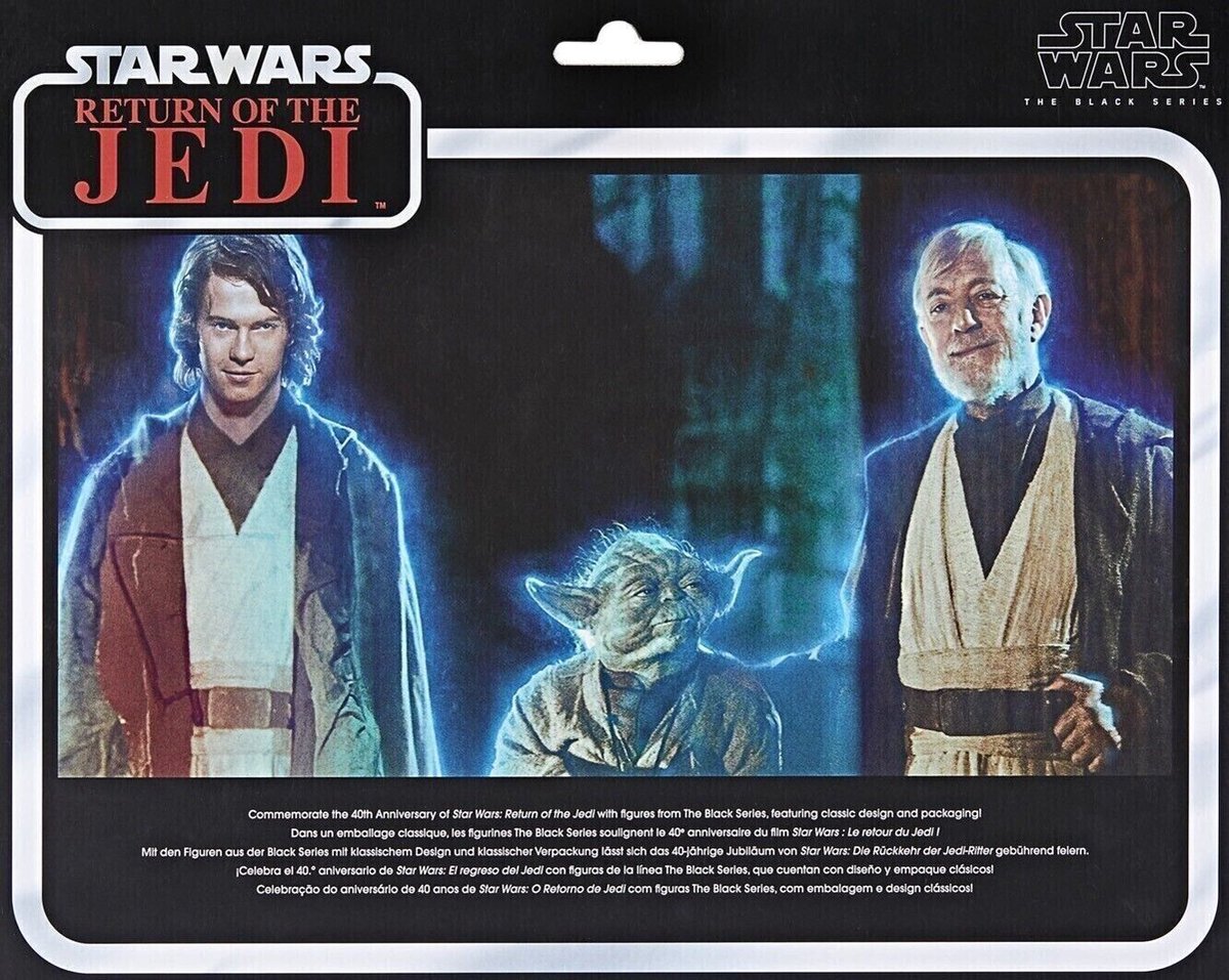 Star Wars Episode IV 40th Anniversary Black Series Action Figures Force Spirits