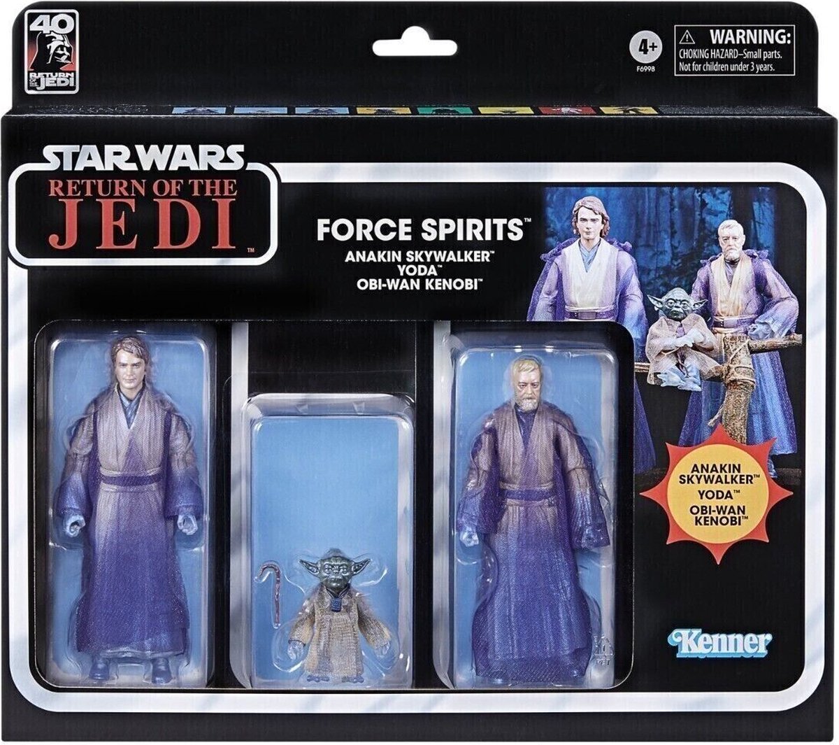 Star Wars Episode IV 40th Anniversary Black Series Action Figures Force Spirits