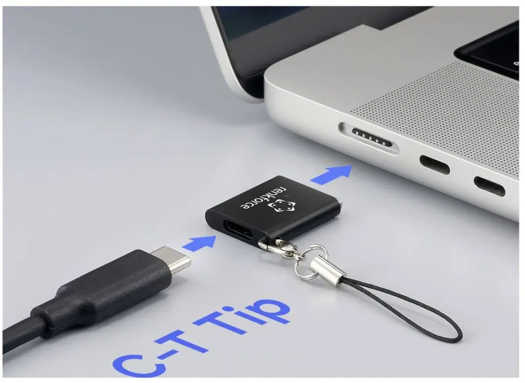 Renkforce RF-7116132 USB-C Magsafe 3 Adapter - Zwart