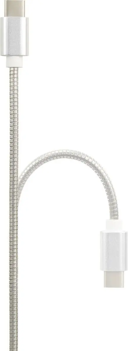 Renkforce RF-4888671 USB-kabel USB-A naar USB-C 1m - Zilver
