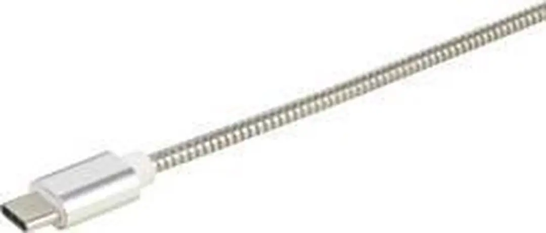 Renkforce RF-4888671 USB-kabel USB-A naar USB-C 1m - Zilver