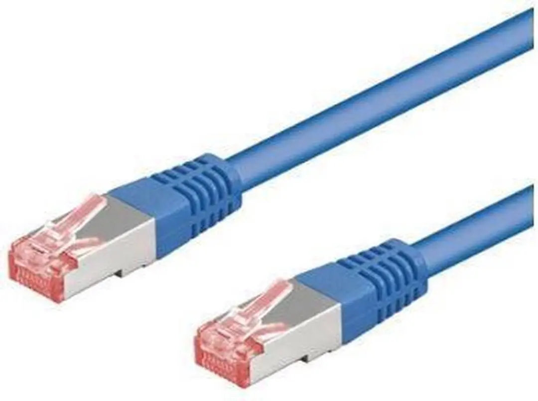 Goobay CAT 6 Patchkabel S/FTP Blauw 2m - 10 Stuks