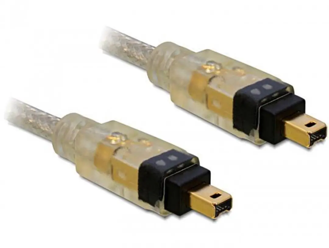 Delock Firewire Kabel 82570 - 1m - Zwart
