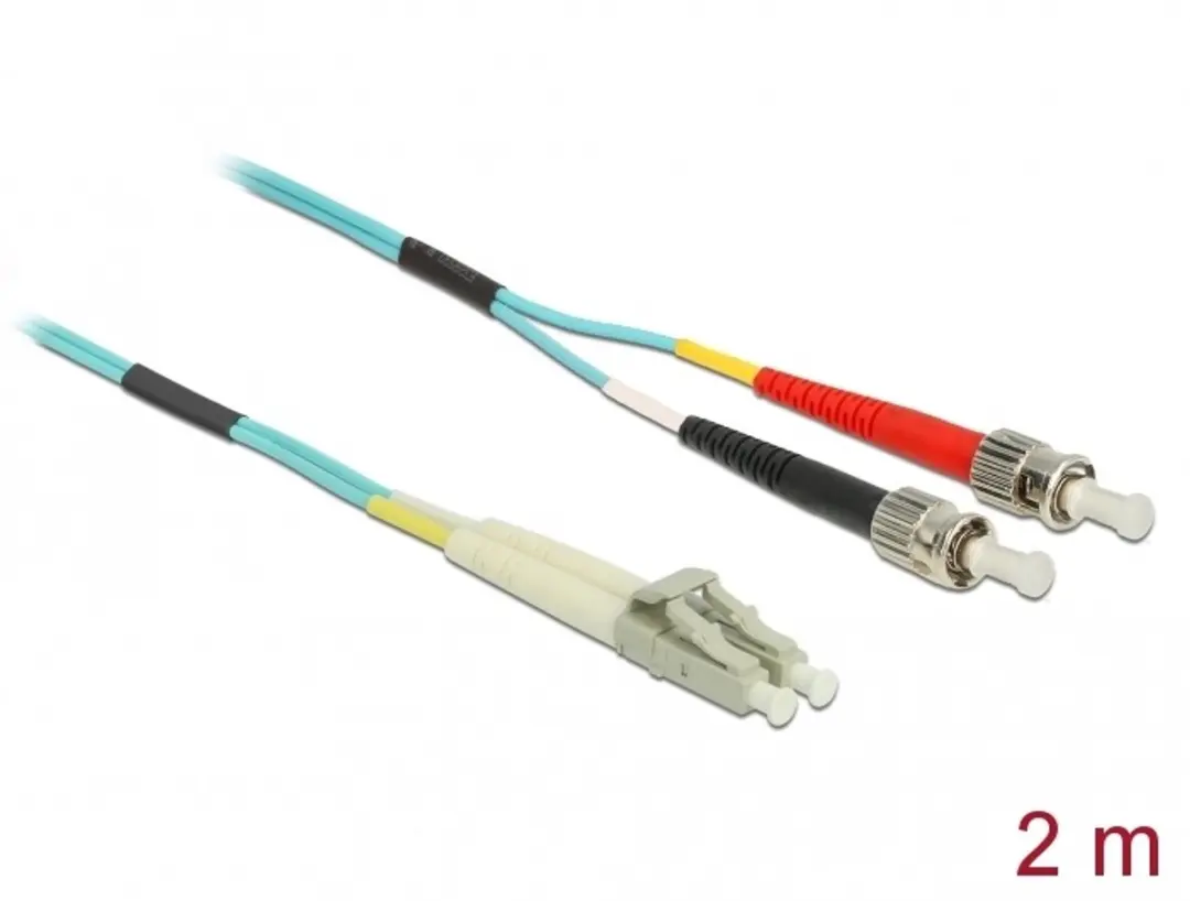 Delock LC naar ST Kabel OM3 Multimode