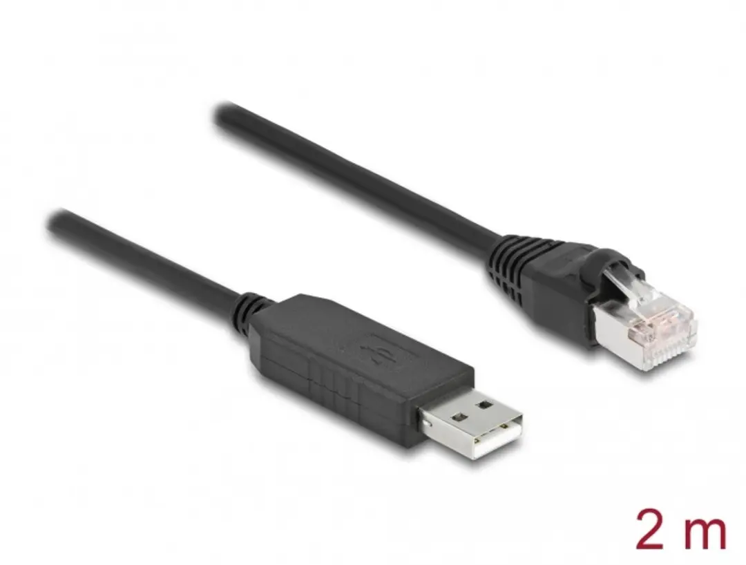 Delock USB 2.0 naar RS-232 RJ45 Kabel 2m