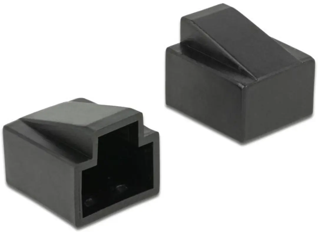 Delock RJ45 Afsluitdoppen - 10 Stuks - Zwart