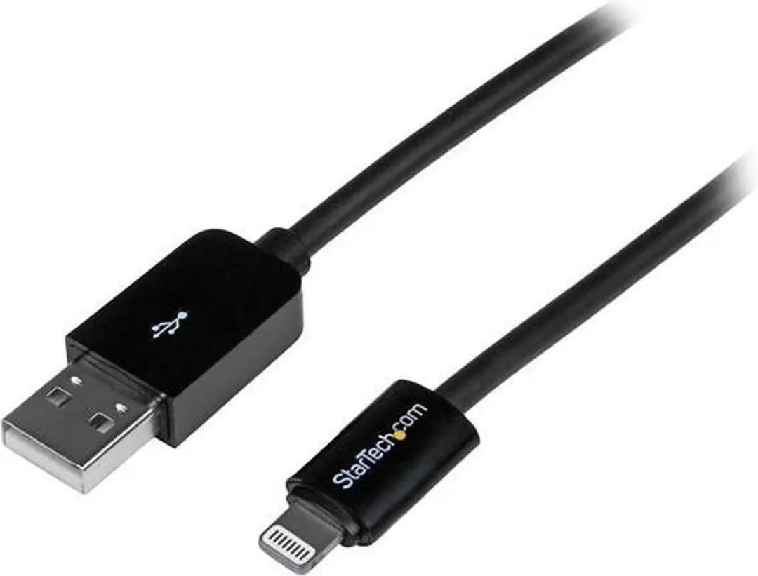 Startech.com Apple Lightning naar USB-kabel 1m - Zwart
