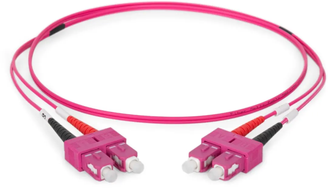 Digitus DK-2522-01-4 Glasvezelkabel SC I-VH OM4 - 1m - Paars - afbeelding 6 van 6