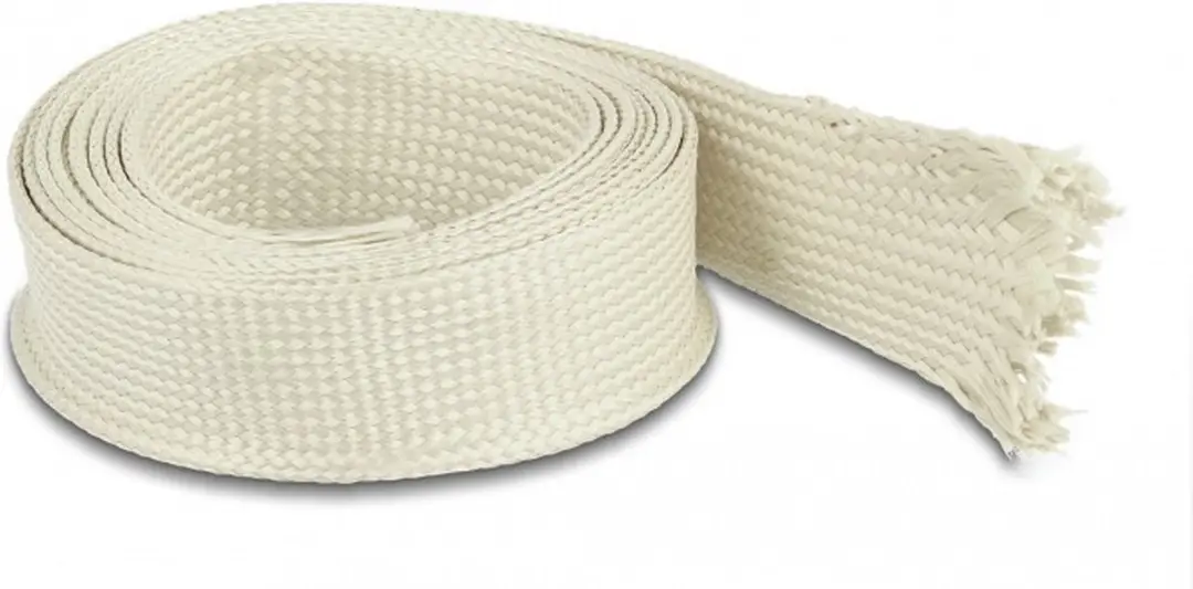 Delock Nomex Gevlochten Sleeving 2m x 25mm - Wit