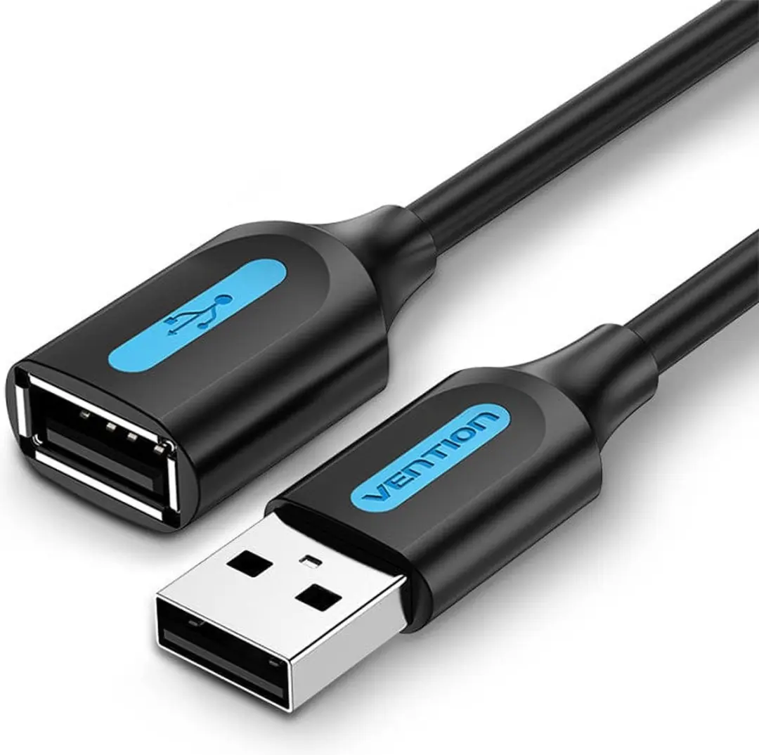 Vention CBIBF USB-kabel USB 2.0 1 m USB A Zwart