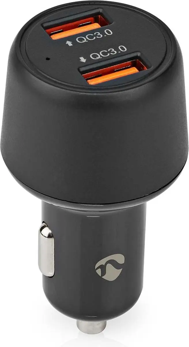 Nedis CCQC600ABK Autolader 36W