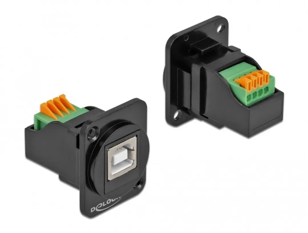 Delock USB 2.0 D-Type Module Type-B naar printklemmen