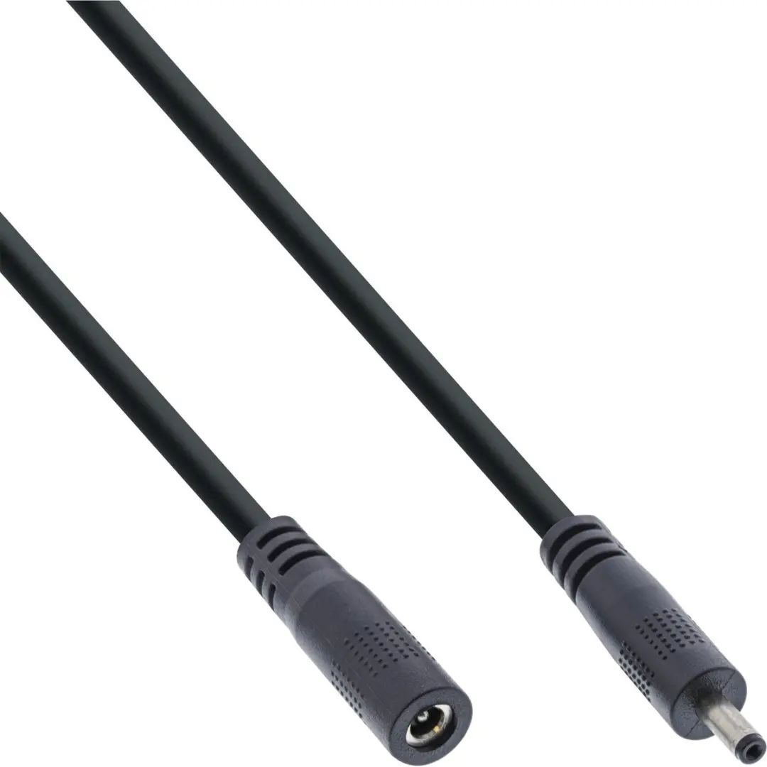 InLine DC Verlengkabel 3,5x1,35mm 140W - 0,5m