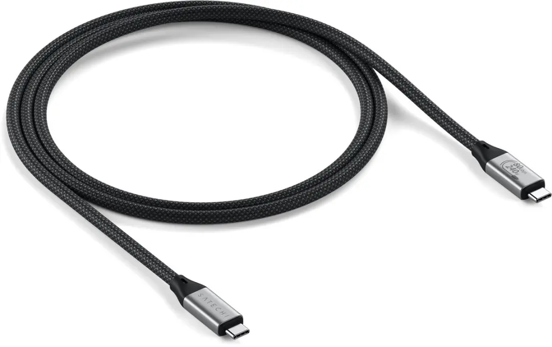 Satechi USB4 Pro Kabel ST-YU4120K - 1.2m 240W - Grijs