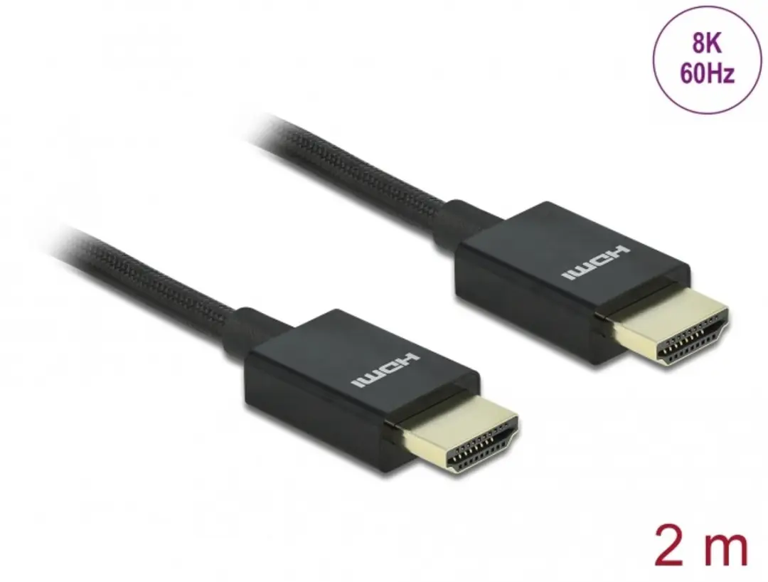 Delock Coaxial High Speed HDMI Kabel 48 Gbps 8K 60Hz