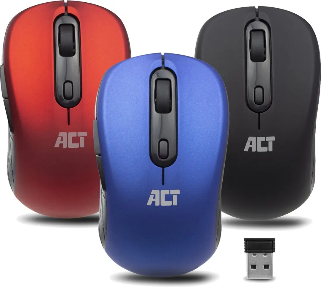 ACT AC5140 Draadloze Muis - 1600 DPI - Blauw