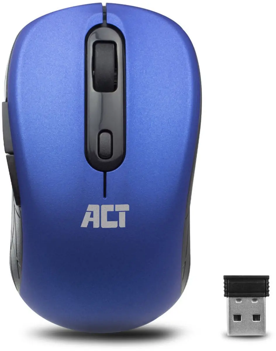 ACT AC5140 Draadloze Muis - 1600 DPI - Blauw