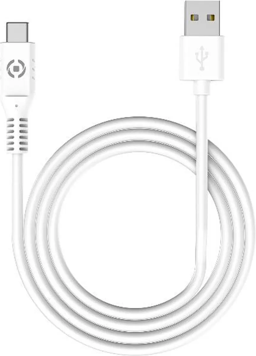 Celly USB-CWH USB-C naar USB-A Kabel 1m - Wit