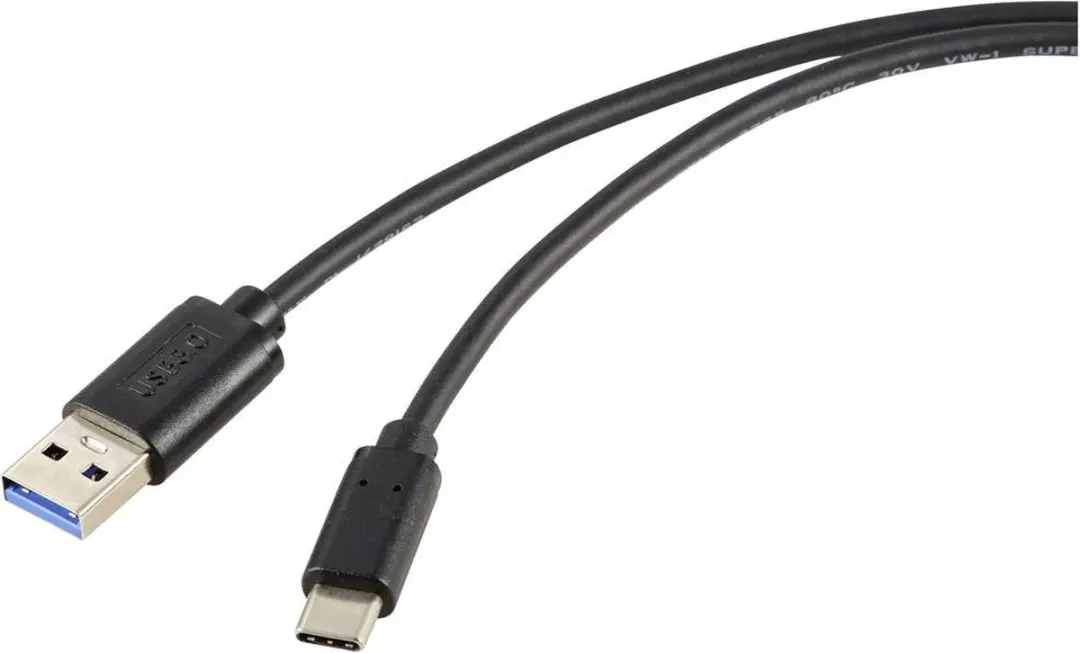 Renkforce USB 3.2 Gen2 USB-C naar USB-A Kabel 1m