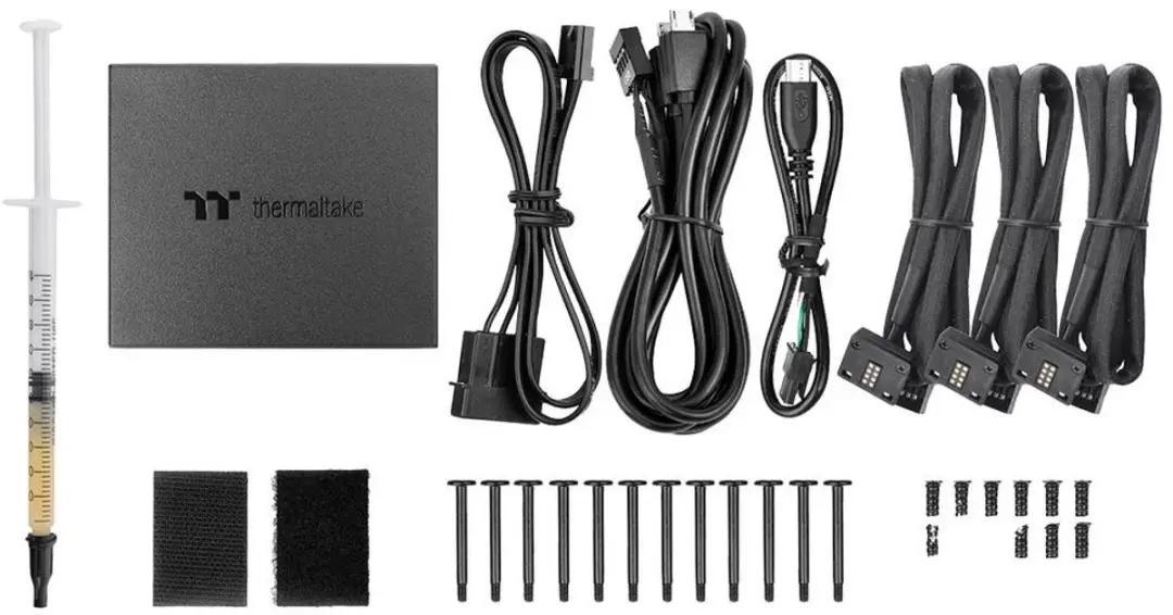 Thermaltake CL-F144-PL14SW-A PC-ventilator 140mm - RGB Zwart/Transparant