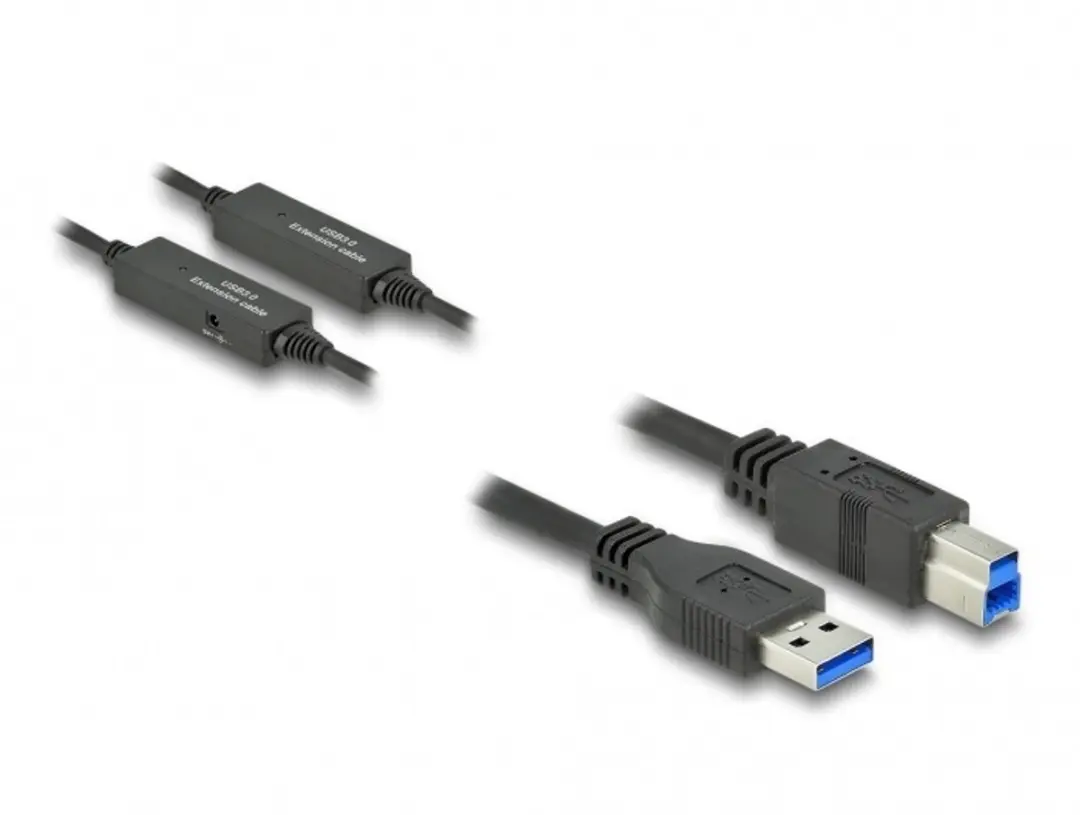 Delock USB-A naar USB-B Kabel 5Gbps 10m