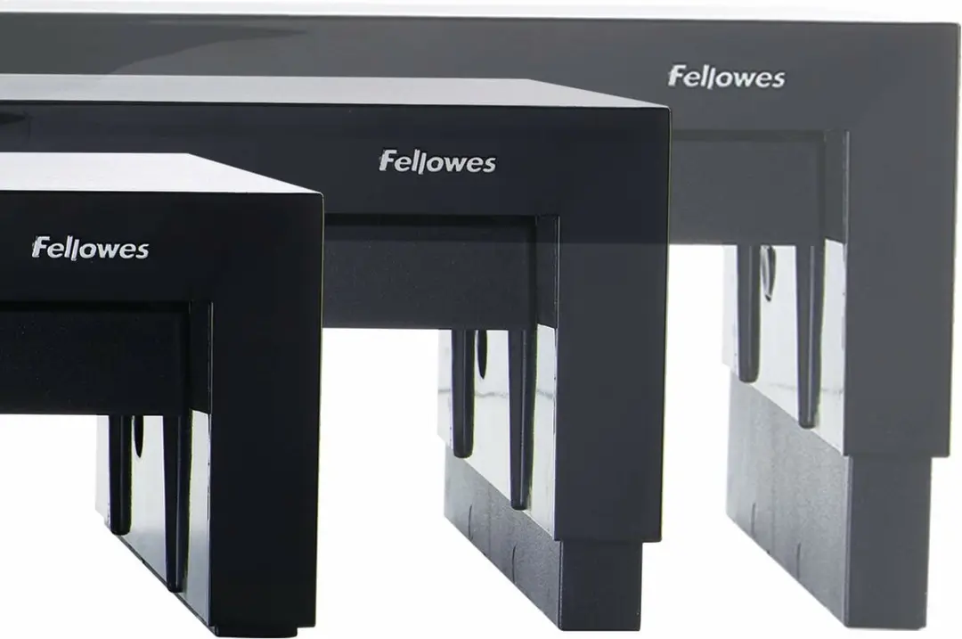 Fellowes Designer Suites 8038101 Monitorstandaard - 3 Hoogtes Verstelbaar - Zwart