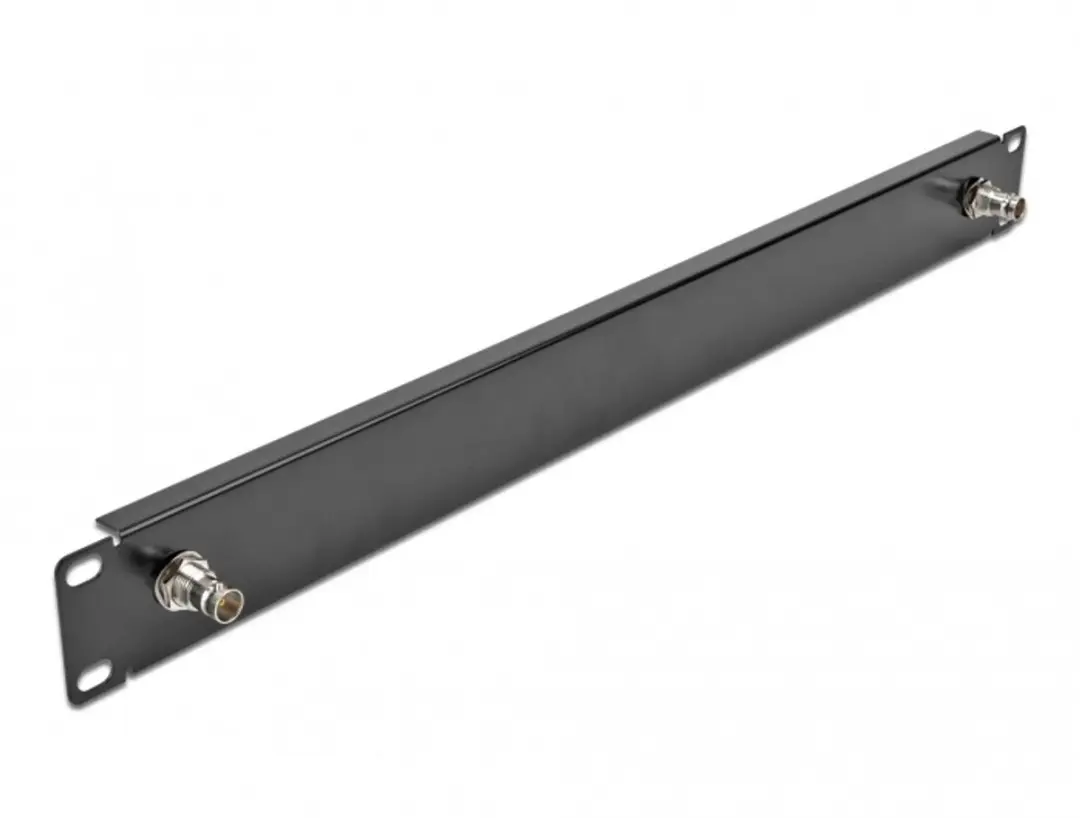 Delock 19" Panel 2x BNC Jack 1U