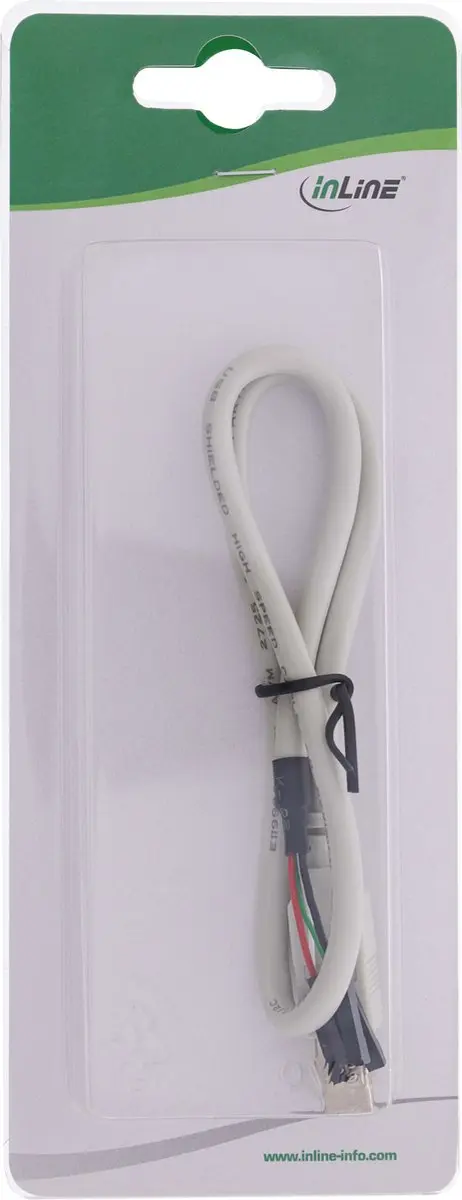 InLine 33440D USB 2.0 Kabel 0.4m - 4-pin