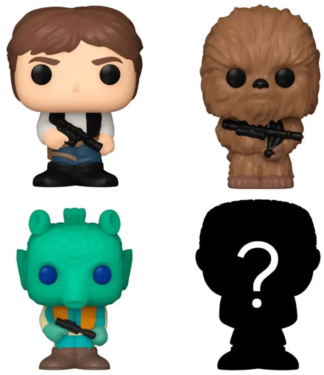 Funko Star Wars Bitty POP! 71513 Han Solo - 4 Stuks - Multicolor - afbeelding 2 van 6