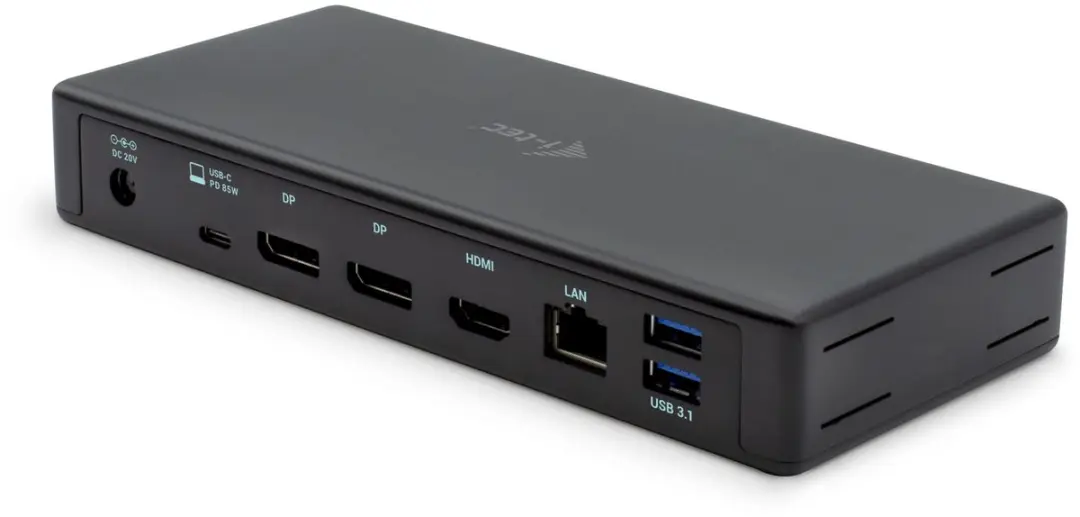 I-tec C31TRIPLEDOCKPD Triple DisplayPort Docking Station - Zwart - afbeelding 6 van 6