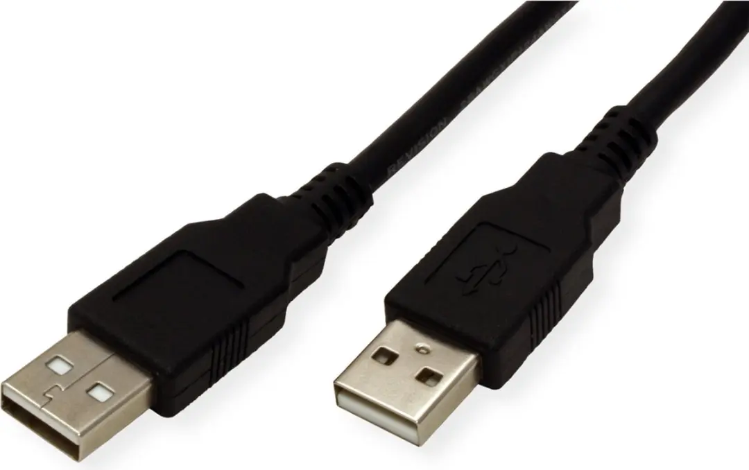 Roline USB 2.0 Kabel A-A 3m - Zwart