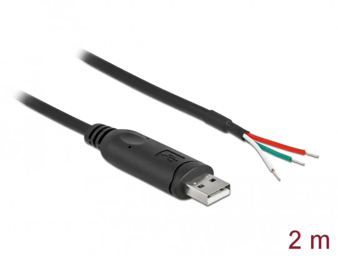 Delock USB 2.0 naar RS-232 Adapterkabel 2m