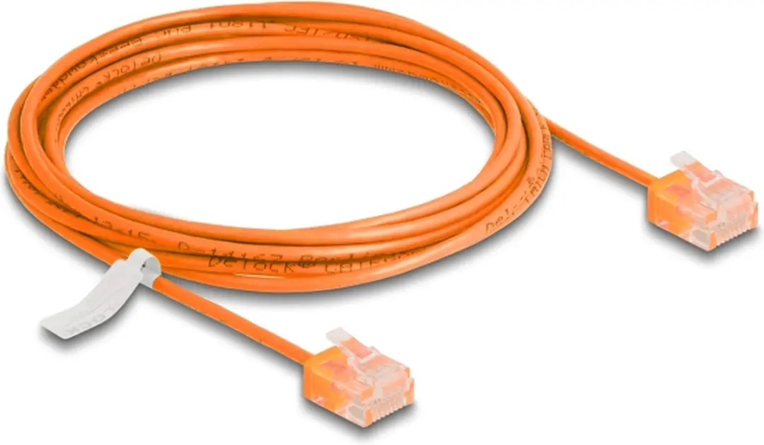 Delock RJ45 Cat.6 UTP Kabel 3m - Oranje
