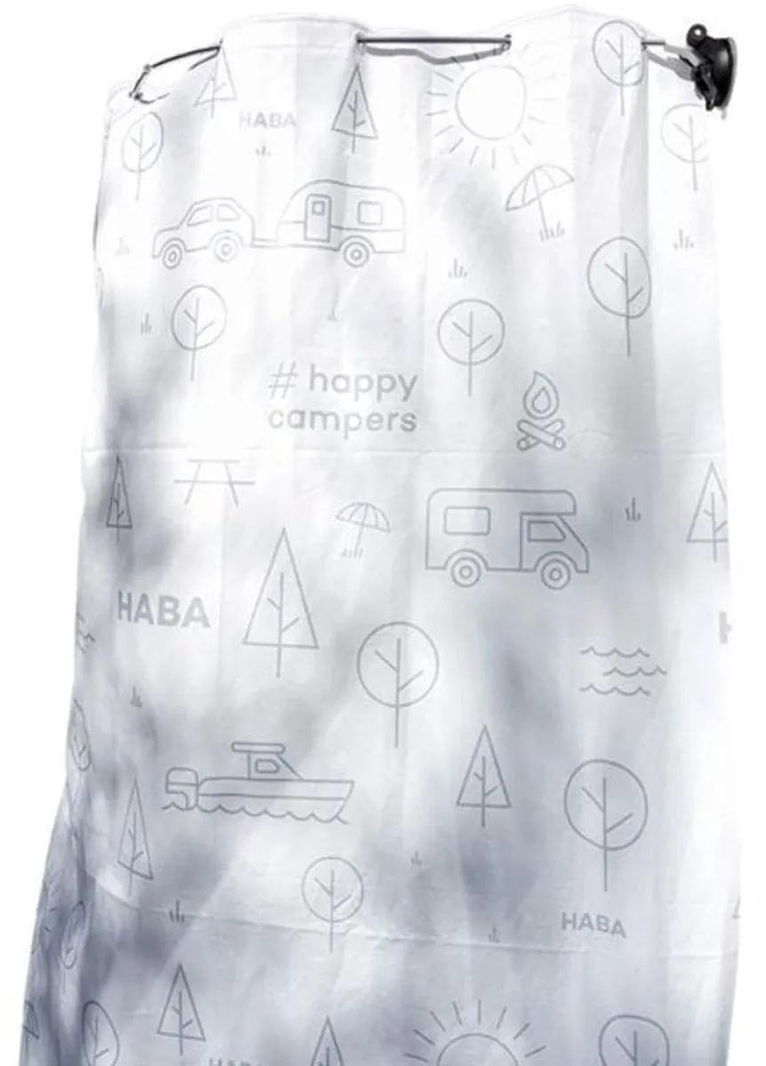 Haba Cascata Mobiel Douchegordijn 180x70cm - Wit