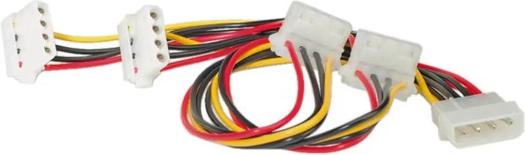 Roline Molex Splitter 4x Haaks - 0,45m