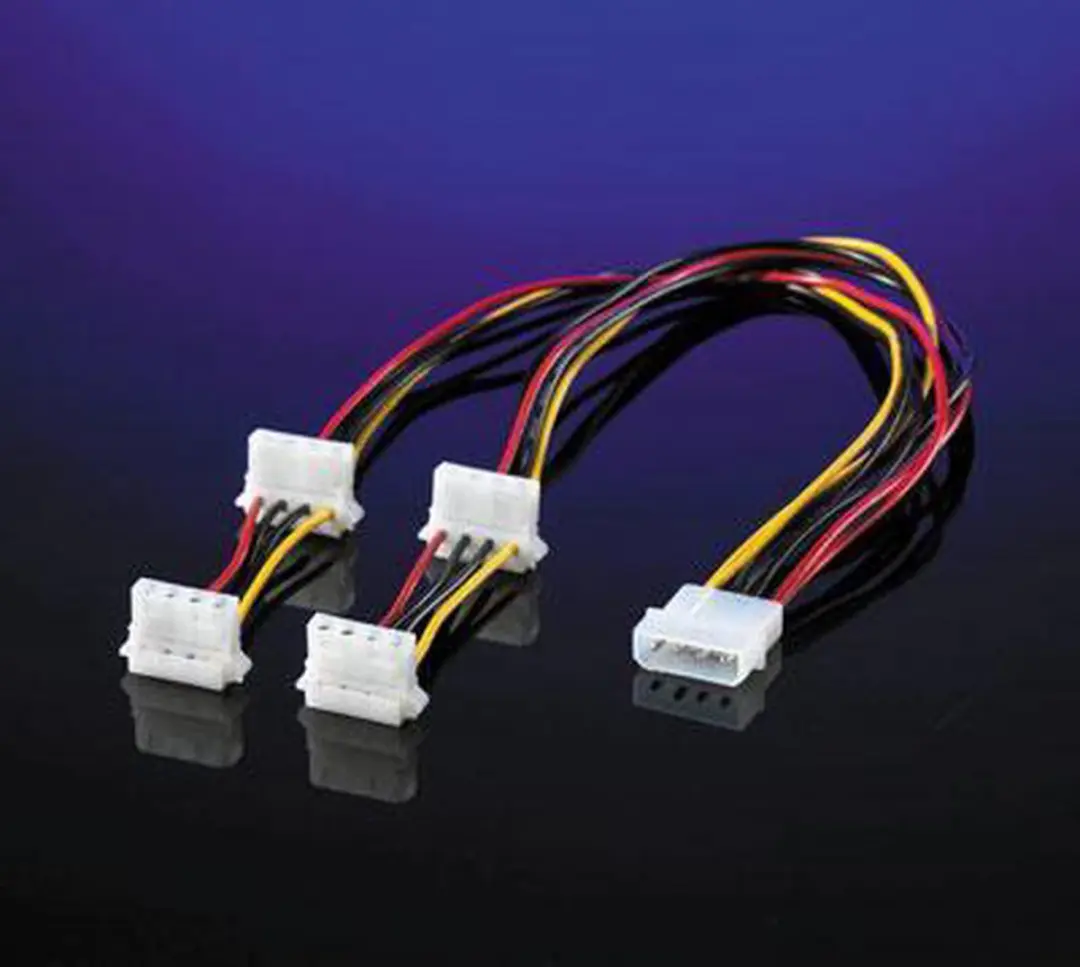 Roline Molex Splitter 4x Haaks - 0,45m